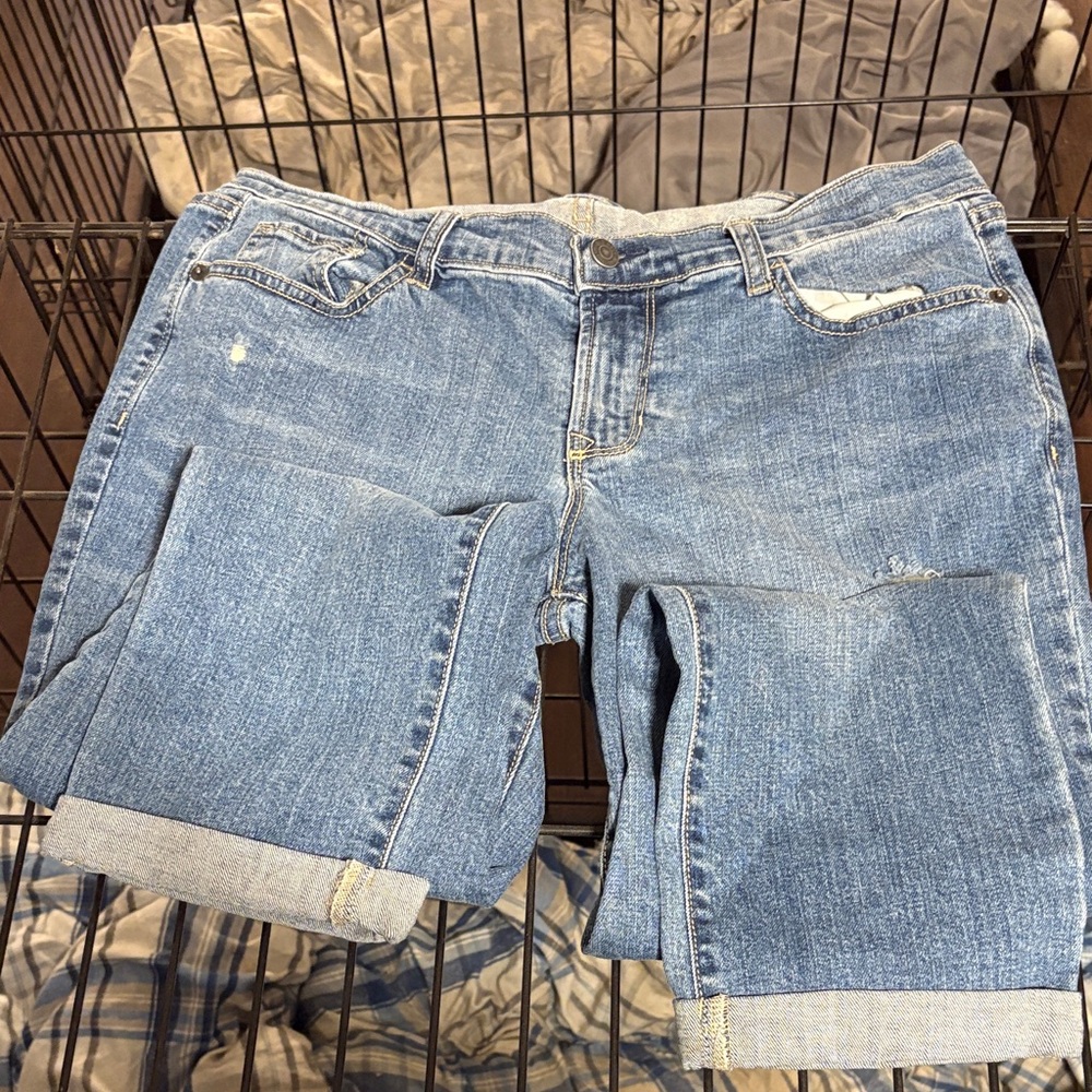 Old Navy Light Blue Women's Cropped Jeans
